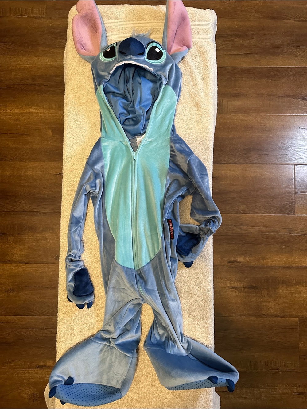 Stitch Blue Plush Kids Full Bodysuit Costume